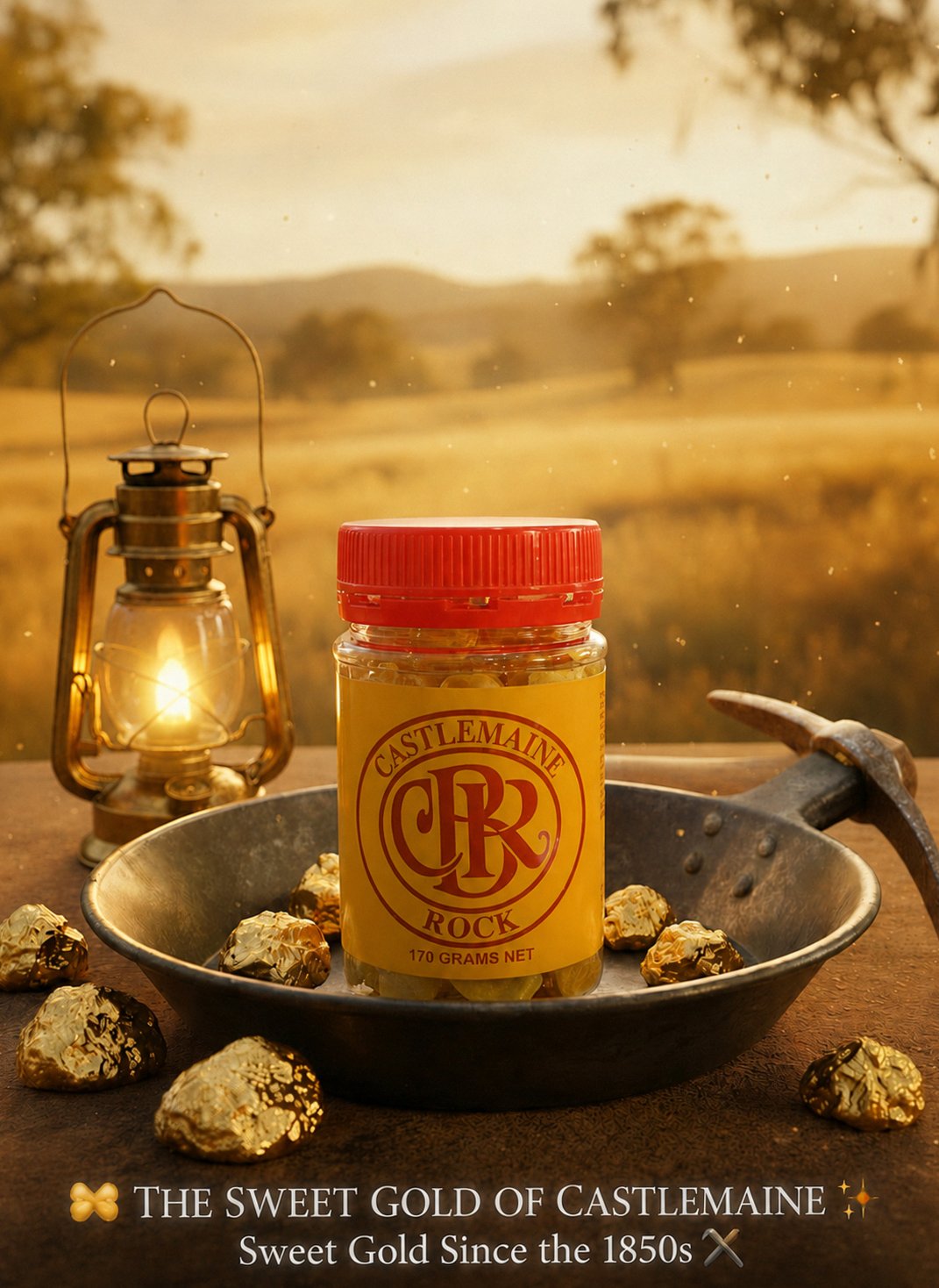 Castlemaine Rock Candy Gift Hamper – Made in Victoria Rare and Ready Gifts