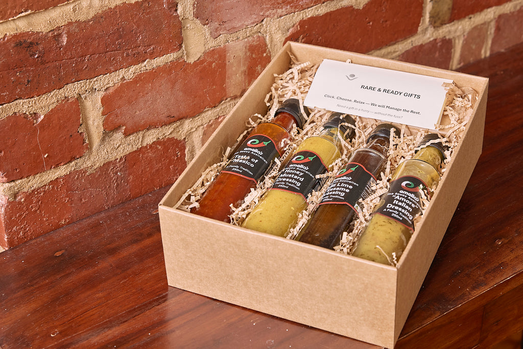 Emelia's Artisan Kosher Dressings Gift Hamper | Macedon Ranges VIC Rare and Ready Gifts